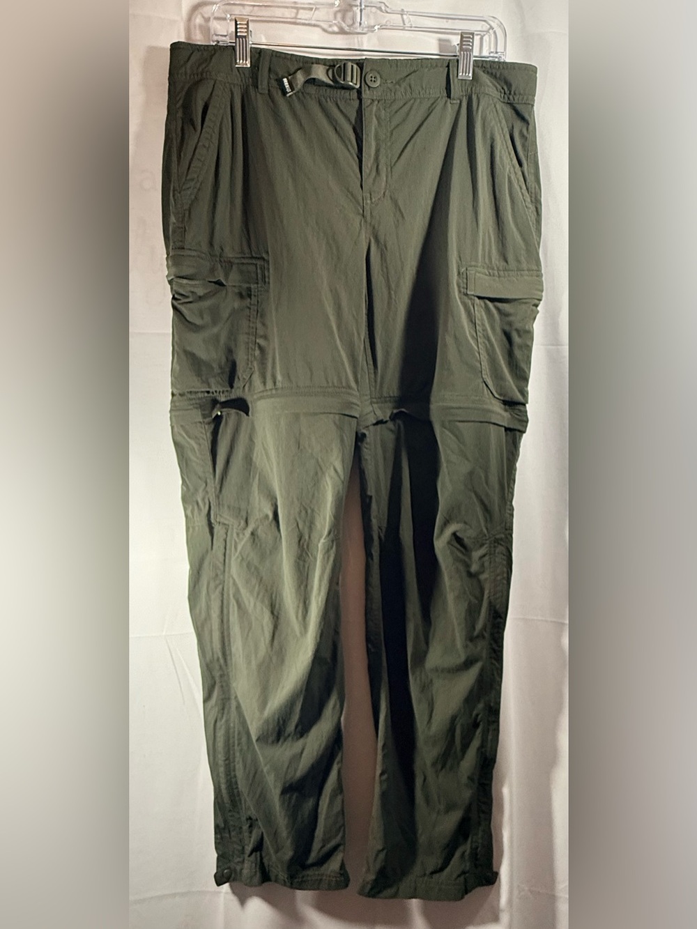 REI Co-Op Olive Cargo Convertible Pants Size 14